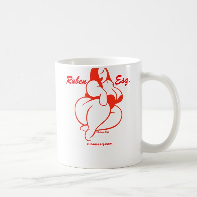 Café Taza del logotipo de Ruben Esq (Derecha)