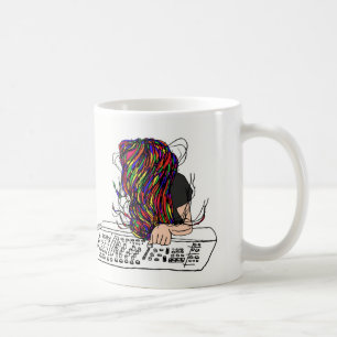 Café Taza del logotipo de Waxbabe Bassnectar