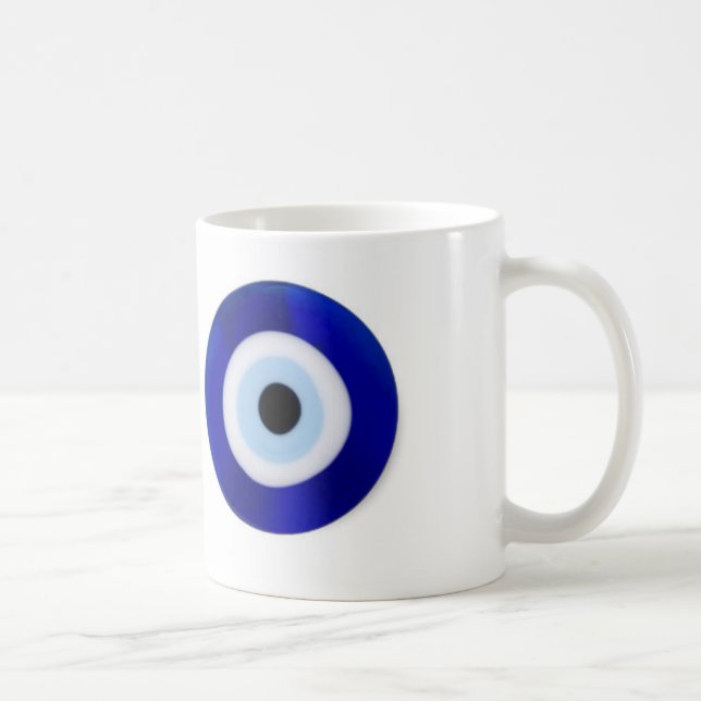 Café Taza del mal de ojo del amuleto de Nazar (Derecha)