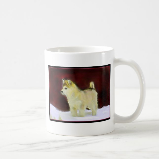 Café Taza del Malamute de Alaska (Derecha)