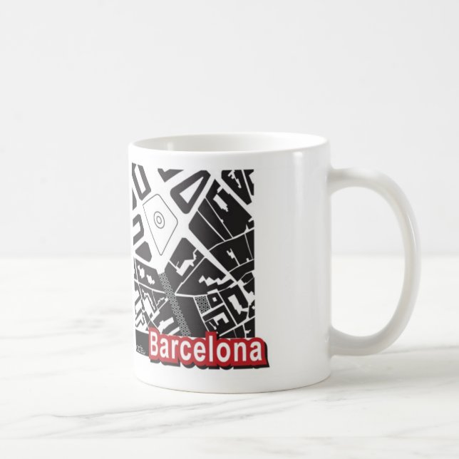 Café Taza del mapa de Barcelona (Derecha)