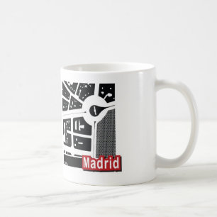Café Taza del mapa de Madrid