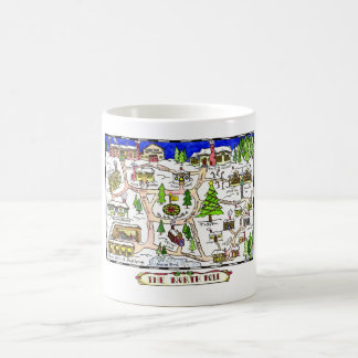 Café Taza del mapa de Polo Norte