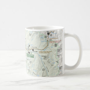 Café Taza del mapa de Yosemite