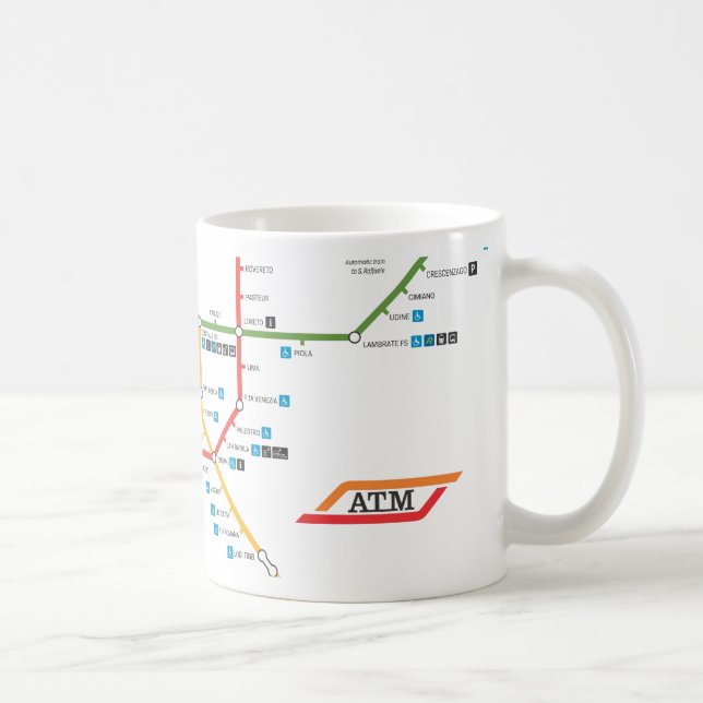 Café Taza del metro de Milano (Derecha)
