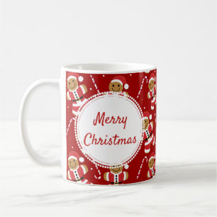 Café Taza del modelo el del bastón de caramelo de