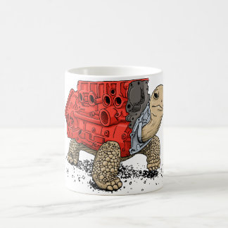 Café Taza del motor de la tortuga