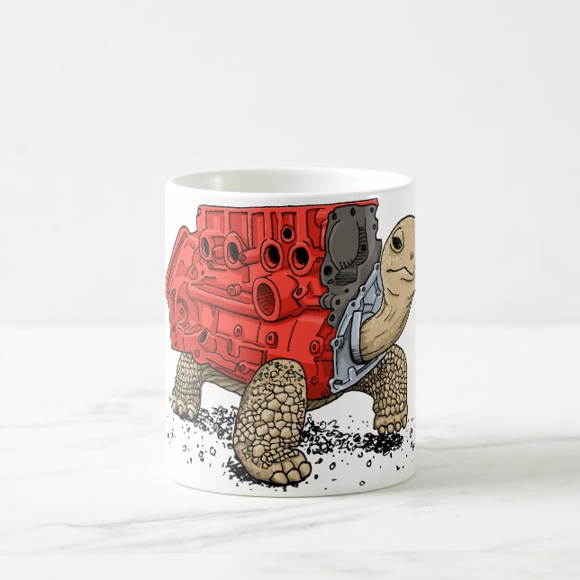 Café Taza del motor de la tortuga (Centro)