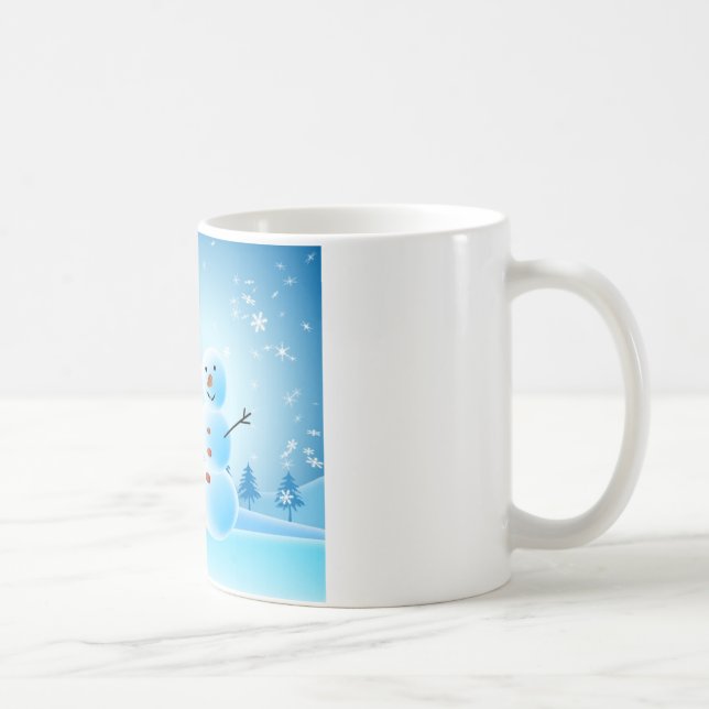 Café Taza del muñeco de nieve (Derecha)