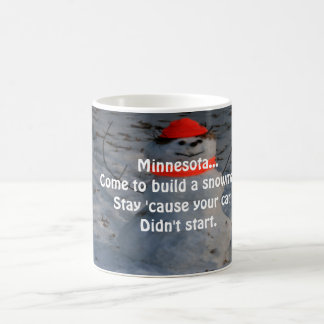 Café Taza del muñeco de nieve de Minnesota