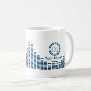 Café Taza del músico de DJ personalizada