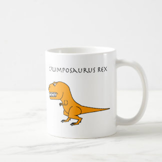 Café Taza del naranja de Grumposaurus Rex