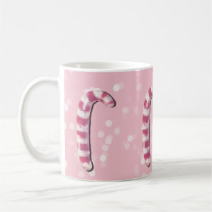 Café Taza del navidad - bastón de caramelo