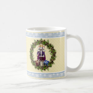 Café Taza del navidad de la guirnalda del cascanueces
