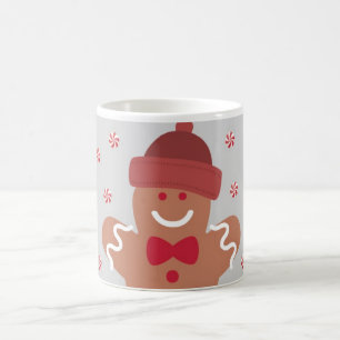 Café Taza del navidad: Hombre de pan de jengibre