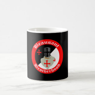 Café Taza del negro de la fraternidad de Beausant