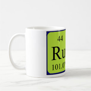 Café Taza del nombre de la tabla periódica de Ruth