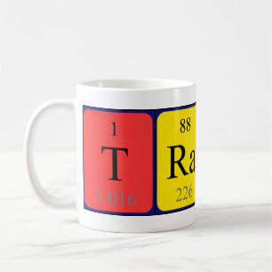 Café Taza del nombre de la tabla periódica de Tracy