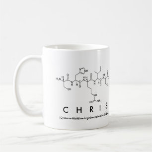 Café Taza del nombre del péptido de Chris