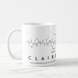 Café Taza del nombre del péptido de Claire