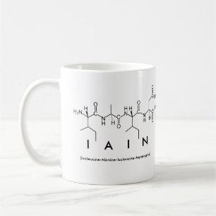 Café Taza del nombre del péptido de Iain