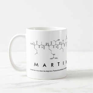Café Taza del nombre del péptido de Martin