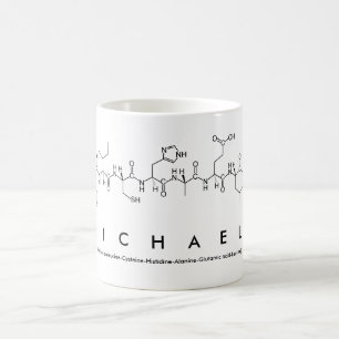 Café Taza del nombre del péptido de Michael
