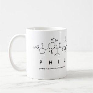 Café Taza del nombre del péptido de Phil