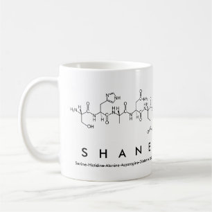 Café Taza del nombre del péptido de Shane