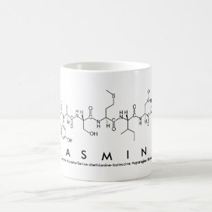 Café Taza del nombre del péptido de Yasmina