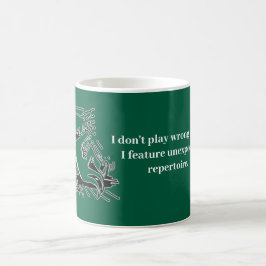 Café Taza del organista de notas equivocadas