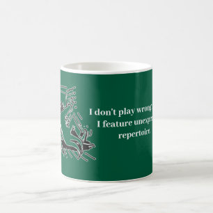 Café Taza del organista de notas equivocadas