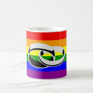 Café Taza del orgullo gay de la igualdad de la boda