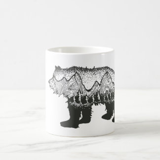 Café Taza del oso de la montaña