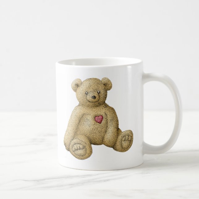 Café Taza del oso de peluche (Derecha)