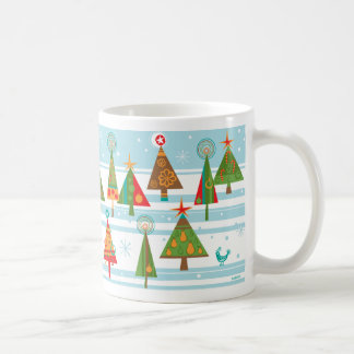 Café Taza del país de las maravillas de los árboles de