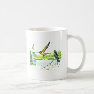 Café Taza del pájaro - trago de granero