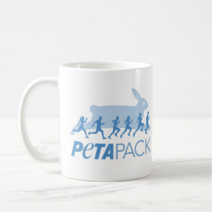 Café Taza del paquete de PETA