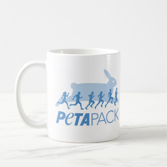 Café Taza del paquete de PETA (Izquierda)