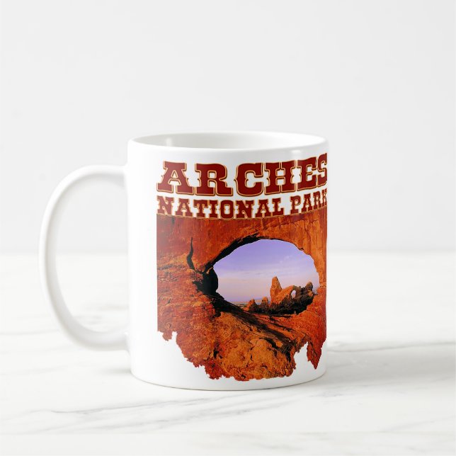 Café Taza del parque nacional de los arcos (Izquierda)