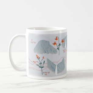 Café Taza del parque nacional de Yosemite en gris
