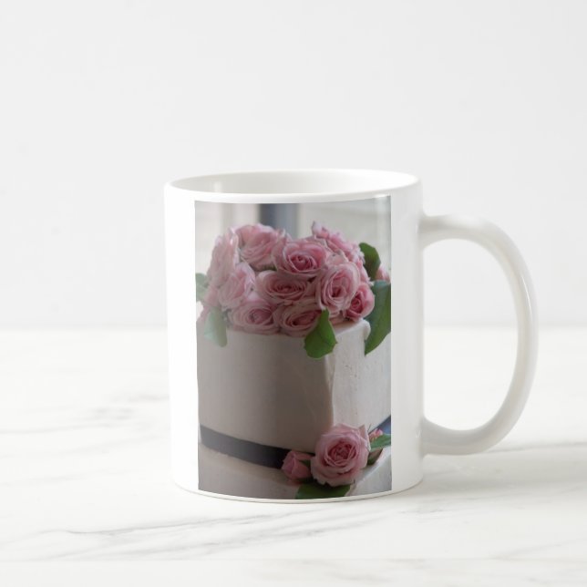 Café Taza del pastel de bodas (Derecha)