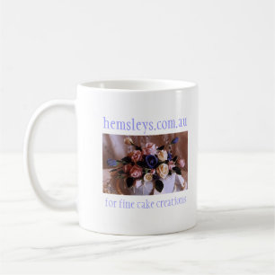 Café Taza del pastel de bodas de Hemsleys