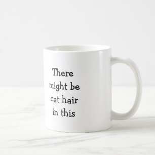 Café Taza del pelo del gato - regalo de la persona del