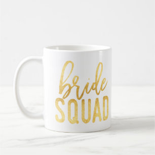 Café Taza del pelotón de la novia del oro