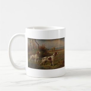 Café taza del perro de aguas de Bretaña