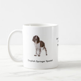 Café Taza del perro de aguas de saltador - con dos