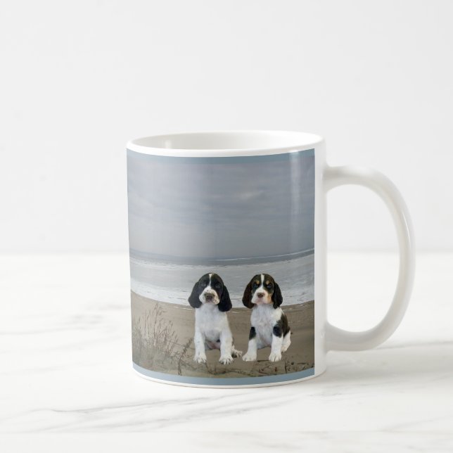 Café Taza del perro de aguas de saltador inglés (Derecha)