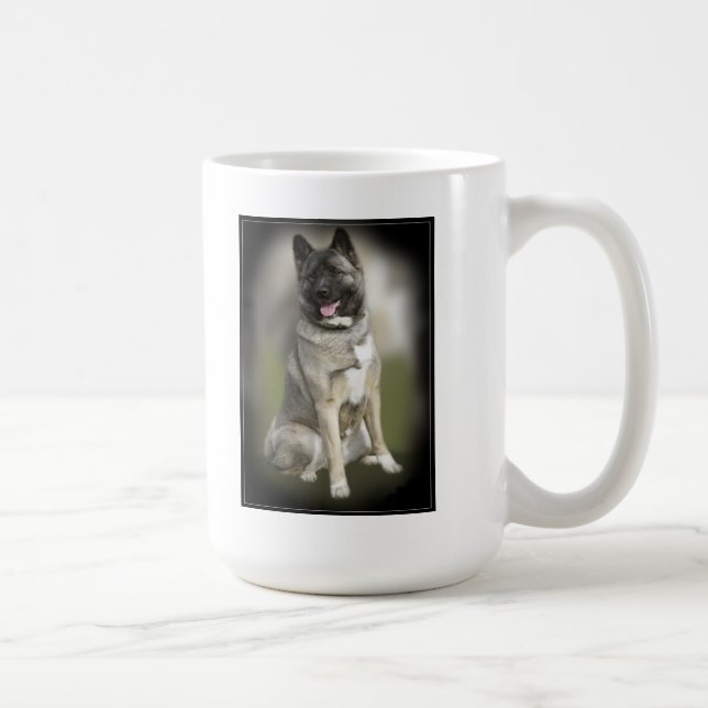 Café Taza del perro de Akita (Derecha)