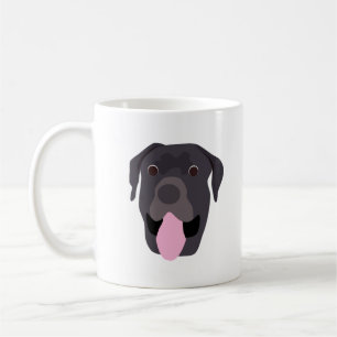 Café Taza del perro de Corso del bastón